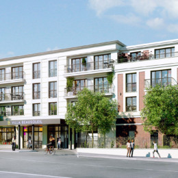 « VILLA BEAUSOLEIL »<br>
42-28, Boulevard Beausoleil<br>
92320 CHATILLON<br>
Construction d’une résidence service senior de 130 logements collectifs