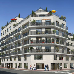 « ESSENTIEL »<br>
3,5 Rue Henri Mayer<br>
92130 ISSY-LES-MOULINEAUX<br>
Construction de 69 logements collectifs