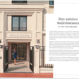 « VILLA LIVIA »<br>
168/168 Avenue du Général de Gaulle - 21 rue des carnets<br>
92140 CLAMART<br>
Construction de 64 logements collectifs et d’un Parkings sur 2 Sous-sols