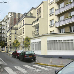 « MARCHERON »<br>
36-42, rue Marcheron<br>
92170 VANVES<br>
30 logements en accession<br>
218 chambres d'étudiants<br>
1 logement de fonction<br>
Et 3 commerces