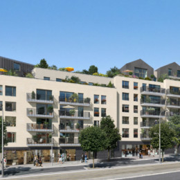« CŒUR DE VILLE »<br>
29-39 Avenue de Verdun<br>
92320 CHATILLON<br>
Construction 103 logements collectifs